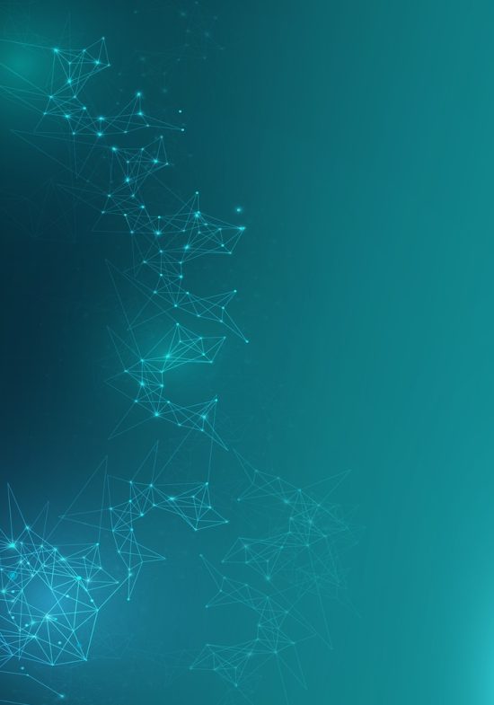 Abstract Plexus Blue Geometrical Shapes. Connection And Web Concept. Digital, Communication And Technology Network Background With Moving Lines And Dots.vector illustration.